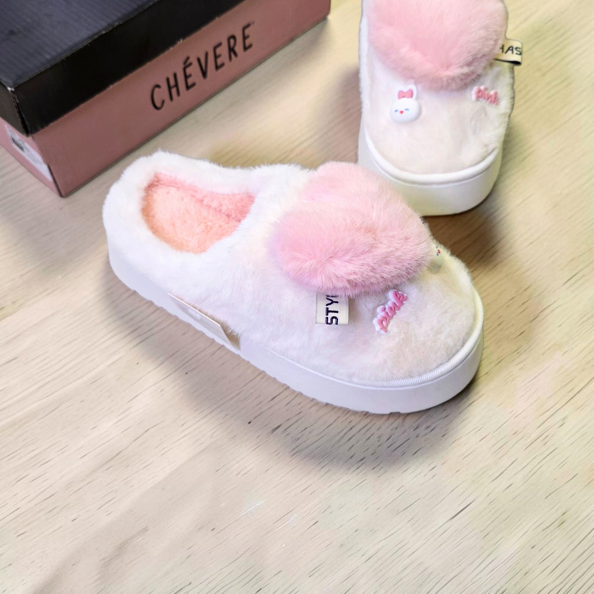 Pantufla Afelpada Pink