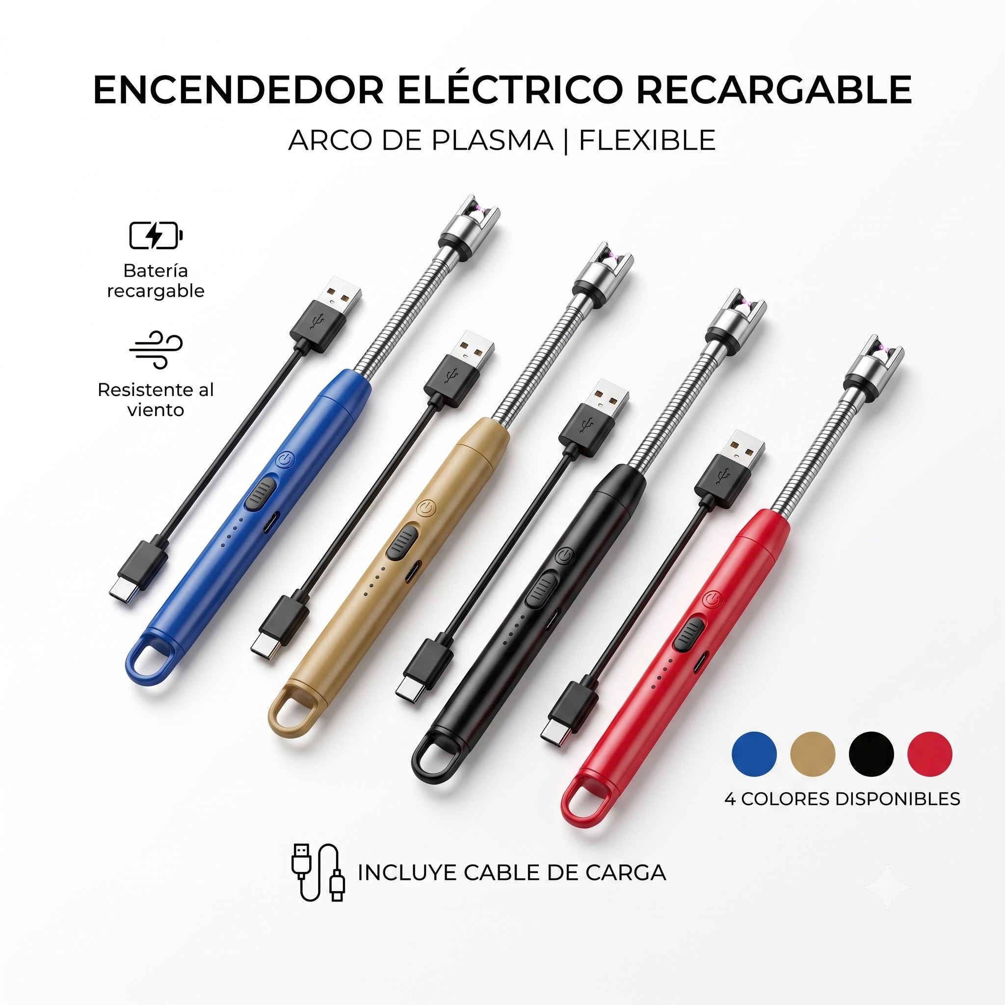Encendedor electrónico recargable