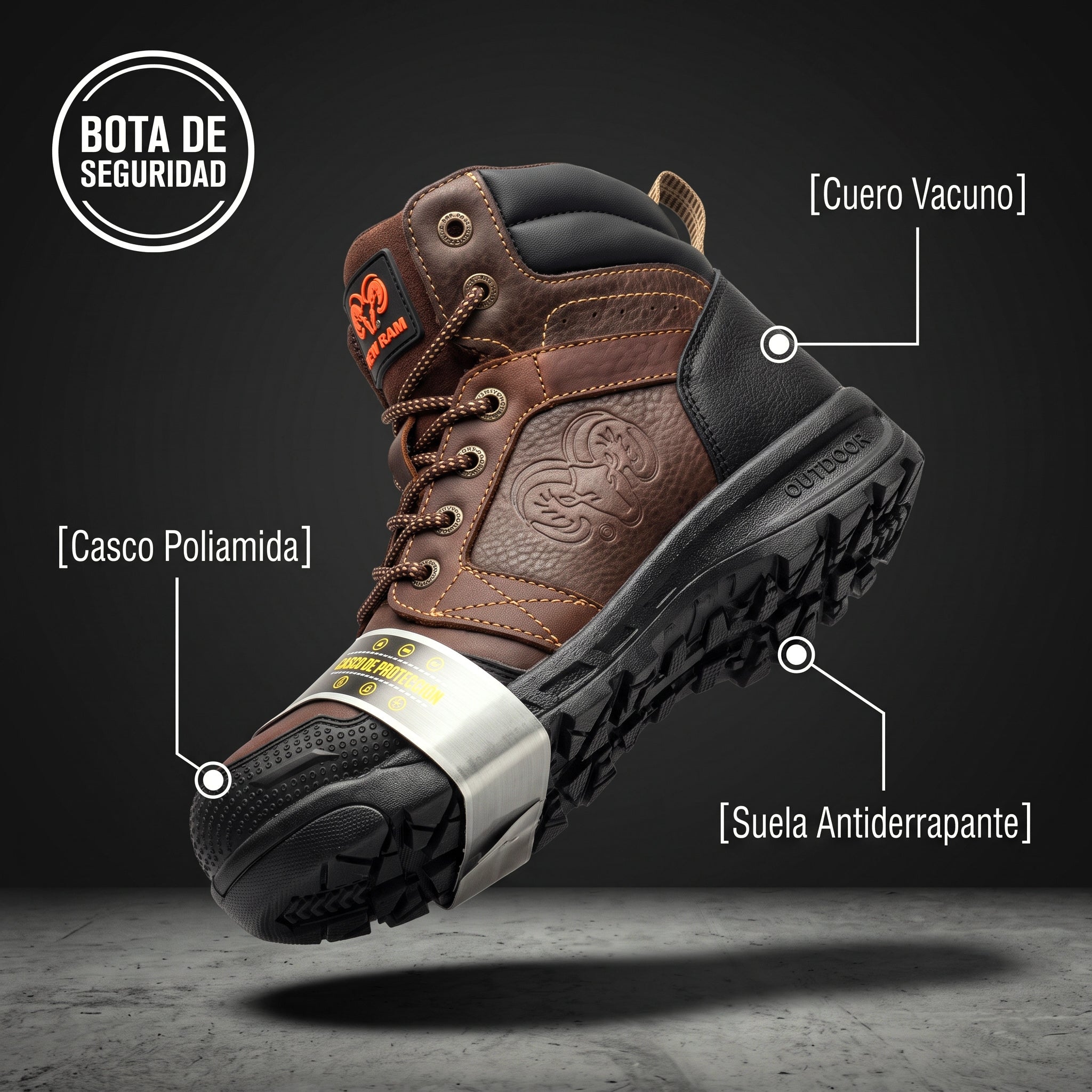 NEW RAM Bota de seguridad