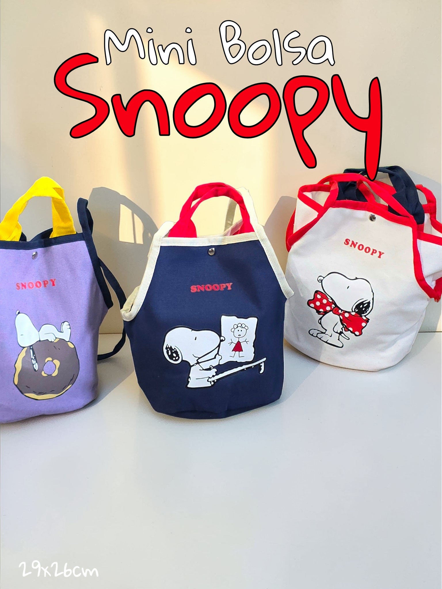 Mini Bolsa Snoopy