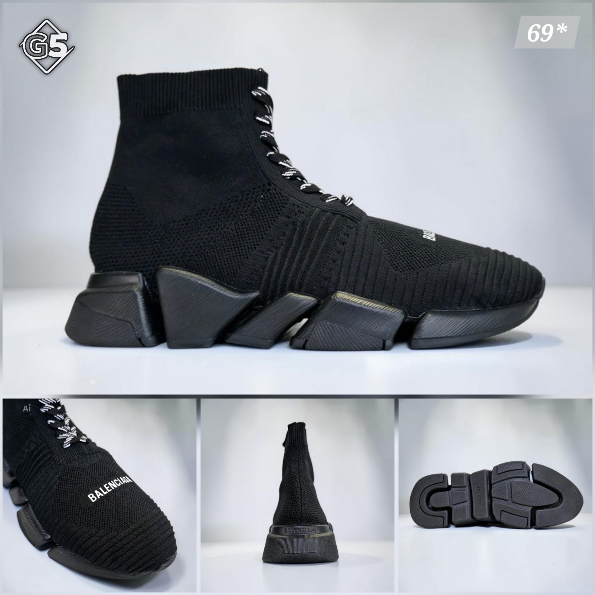 [G5] BALENCIAGA Speed 2.0 Lace-Up