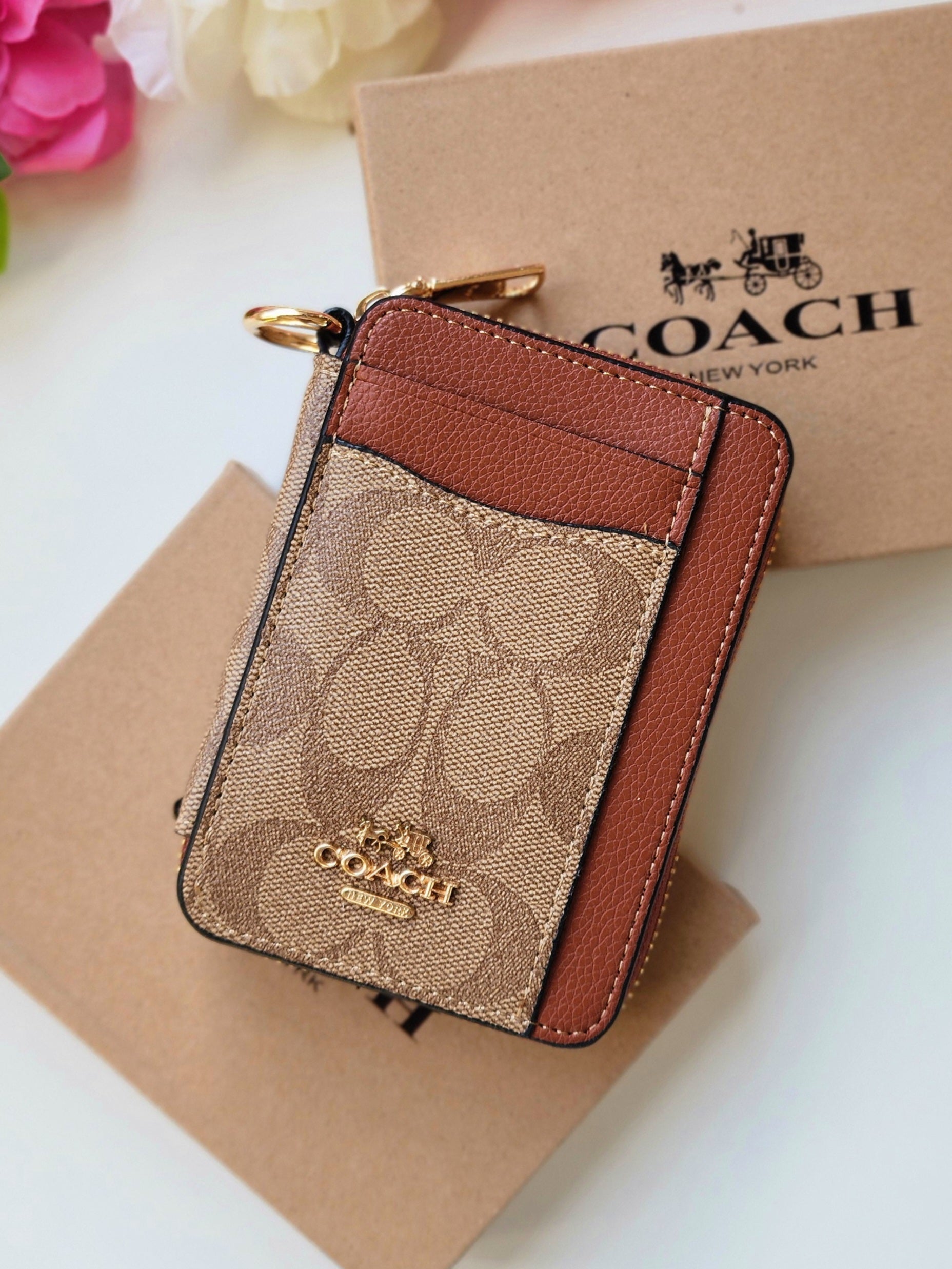 Zip Card Tarjetero Coach