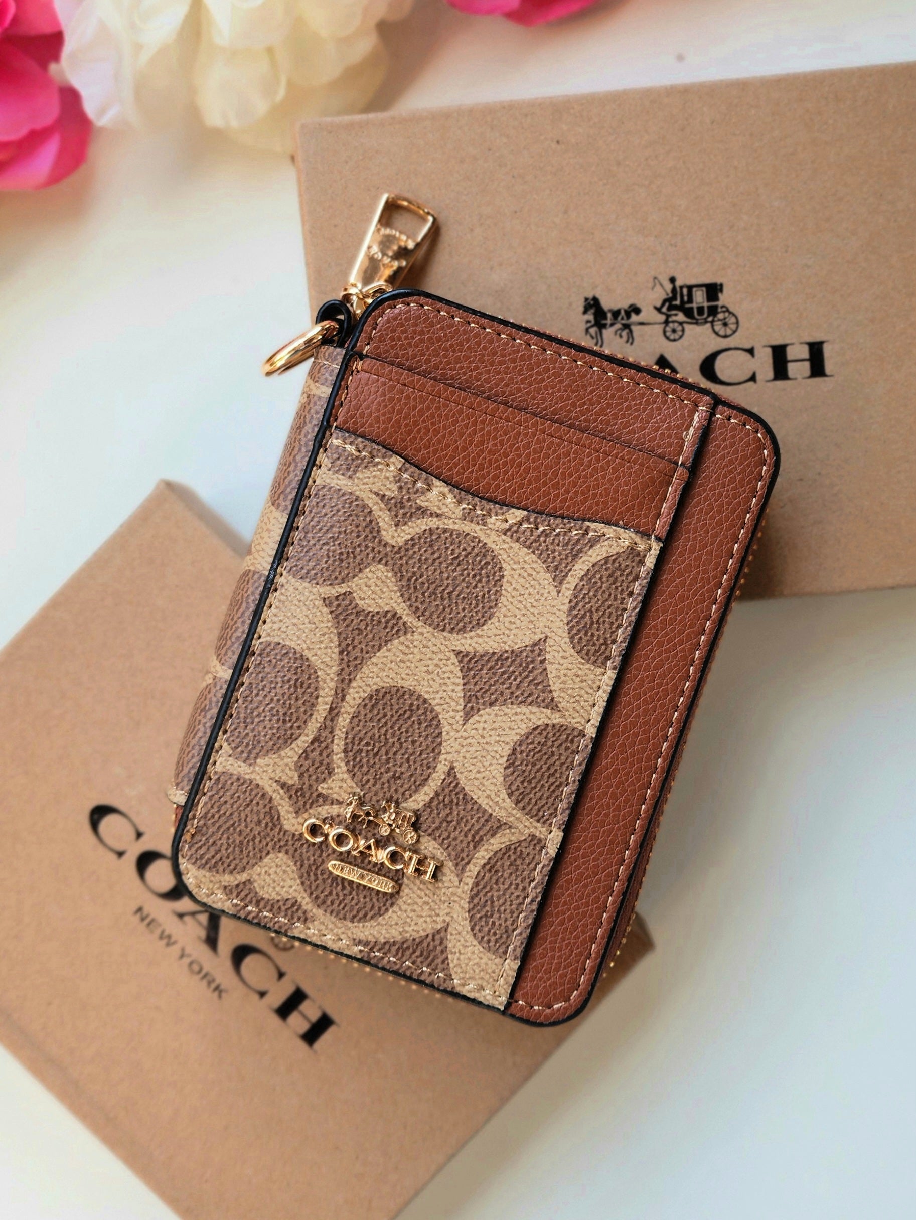 Zip Card Tarjetero Coach